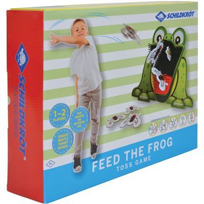 Füttere den Frosch Wurfspiel 3 Fliegen, 1 Biene, 1 Anleitung